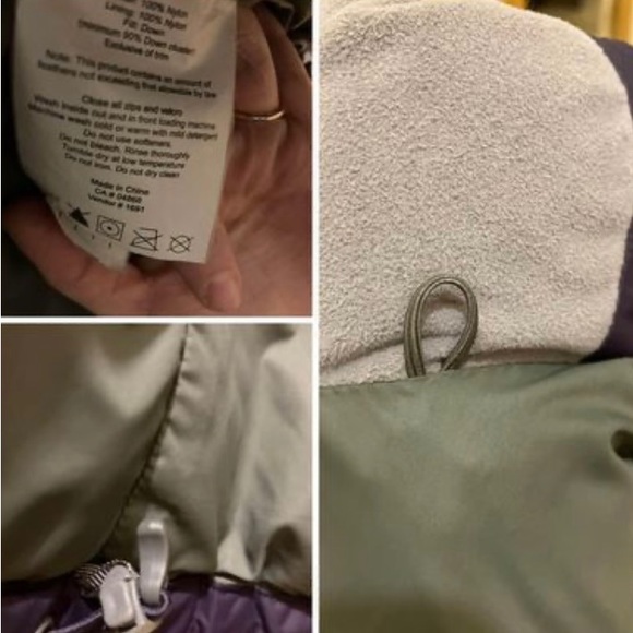 Deep purple MEC down vest - Picture 7 of 10